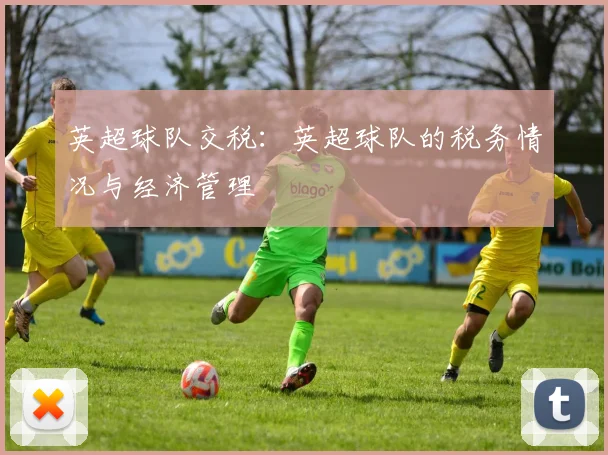 英超球队交税：英超球队的税务情况与经济管理